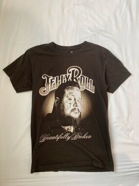 Jelly Roll 'Beautifully Broken' Graphic Tee - Brown